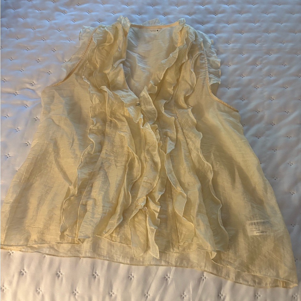 ZARA RUFFLE TOP - Picture 5 of 7